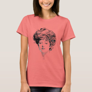 Porträt eines Gibson-Mädchens, 1900 T-Shirt