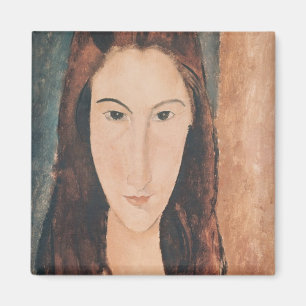 Porträt eines jungen Mädchens Magnet