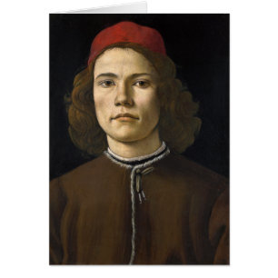 Porträt eines jungen Mannes durch Botticelli