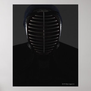 Porträt eines Kendo Fechters 5 Poster