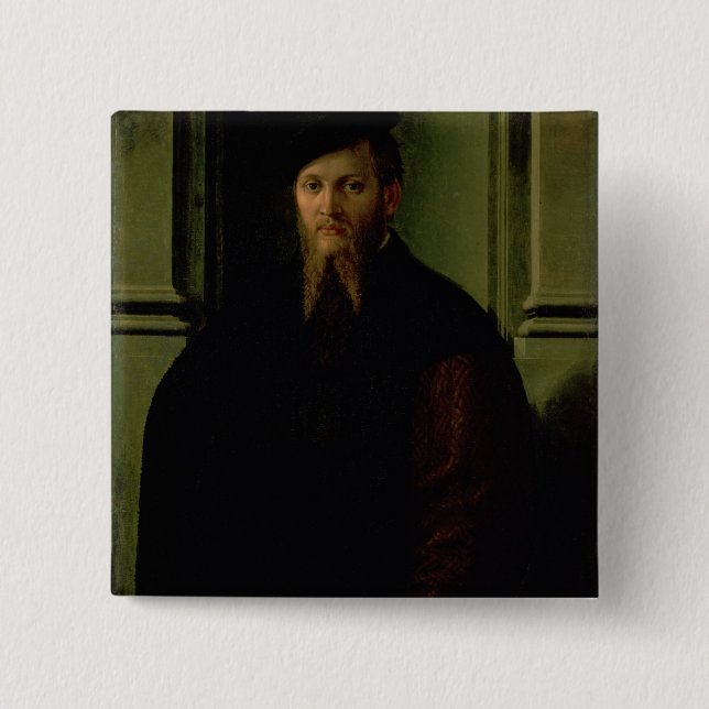 Porträt eines Mannes Button (Vorderseite)