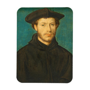 Porträt eines Mannes, C. 1536 - 40 (Öl auf Magnet