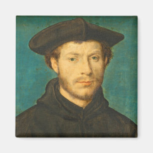 Porträt eines Mannes, C. 1536 - 40 (Öl auf Magnet