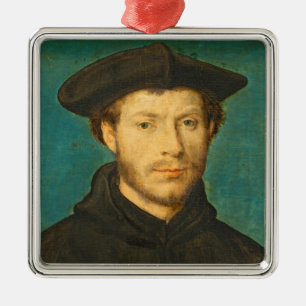 Porträt eines Mannes, C. 1536 - 40 (Öl auf Ornament Aus Metall