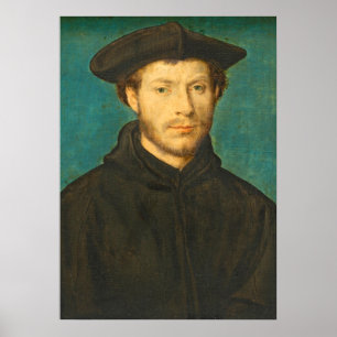 Porträt eines Mannes, C. 1536 - 40 (Öl auf Poster
