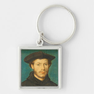 Porträt eines Mannes, C. 1536 - 40 (Öl auf Schlüsselanhänger