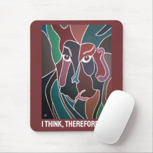 Porträt eines Mannes, gemalt von Alfred Fox Mousepad