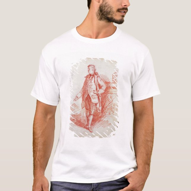 Porträt eines Mannes, genannt Edward Gibbon T-Shirt (Vorderseite)