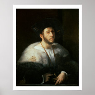 Porträt eines Mannes, vielleicht Cesare Borgia Poster