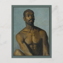 Porträt eines Mannes von Buchser Postkarte