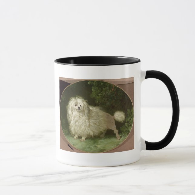 Porträt eines Pudels Tasse (Rechts)