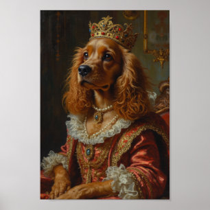 Porträt eines Royal Cocker Spaniels Poster