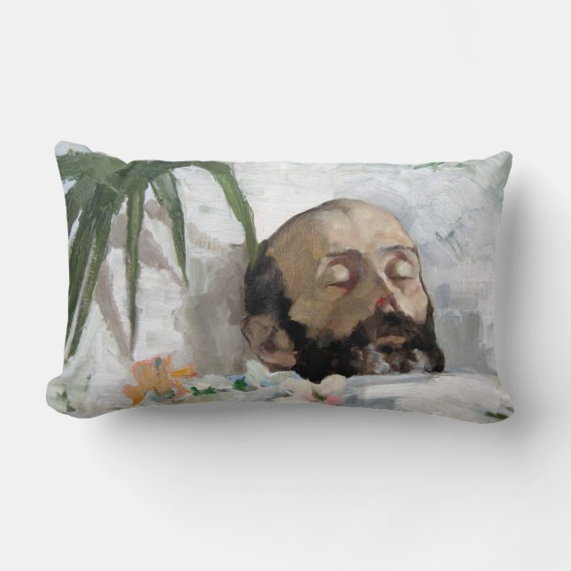 Porträt eines Toten (Sterblichkeit und Tod) (Art. Lendenkissen (Vorderseite)