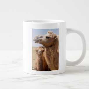 Porträt eines Trampeltiers Jumbo-Tasse