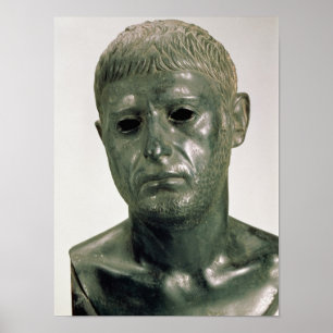Porträt eines unbekannten römischen Kriegers, Poster