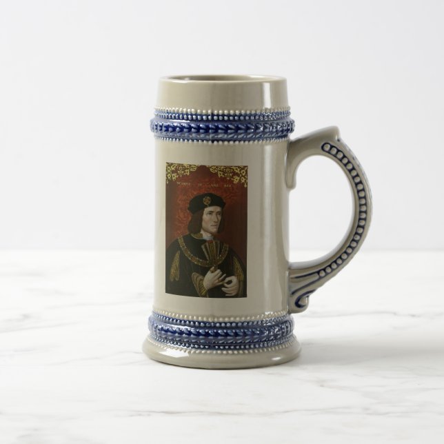 Porträt englischen Königs Richard III Bierglas (Rechts)