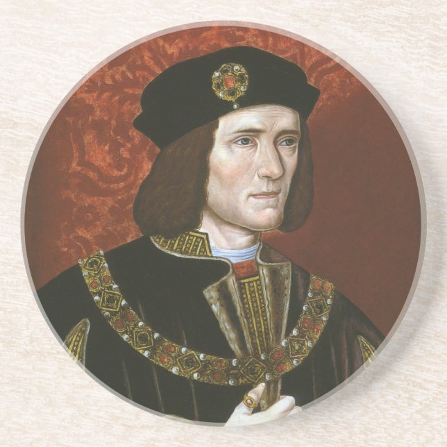 Porträt englischen Königs Richard III Getränkeuntersetzer (Vorne)