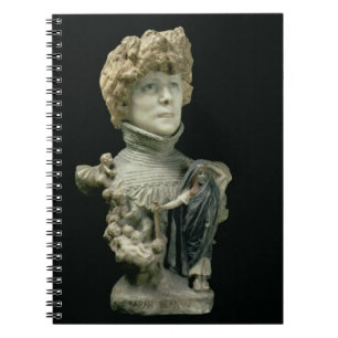 Porträt-Fehlschlag von Sarah Bernhardt (1844-1923 Notizblock