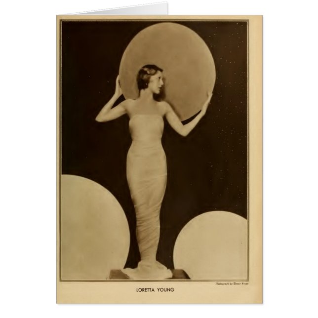 Porträt-Filmstar Loretta Youngs 1930 schöner (Vorne)