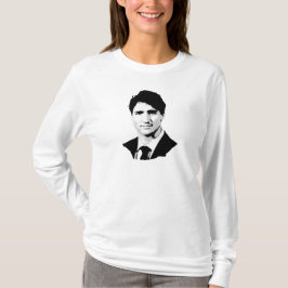 Porträt Justin Trudeau T-Shirt