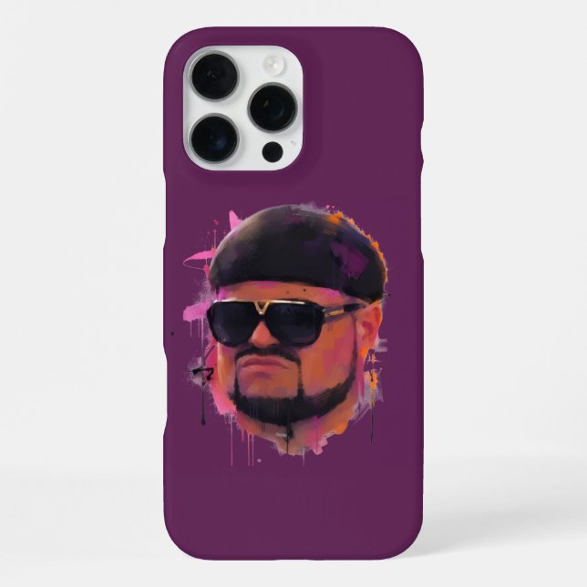 Porträt-Kunst-Hülle für Apple iPhone 16 Pro Max Hülle (Rückseite)
