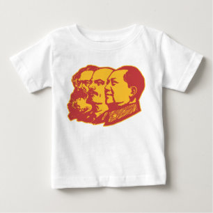Porträt Marx Lenin Mao Baby T-shirt