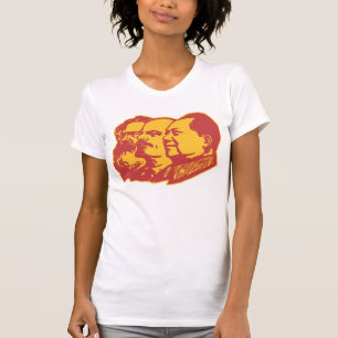 Porträt Marx Lenin Mao T-Shirt