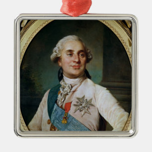 Porträt-Medaillon von Louis XVI 1775 Ornament Aus Metall