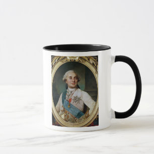Porträt-Medaillon von Louis XVI 1775 Tasse