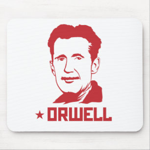 Porträt Mousepad Georges Orwell