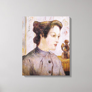Porträt Paul Gauguins einer jungen Frau, 1886 Leinwanddruck