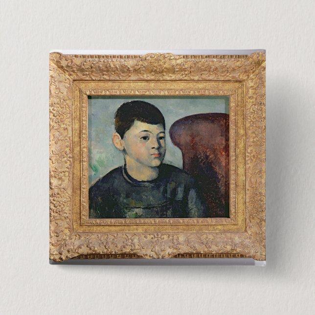 Porträt Pauls Cezanne | des Sohns des Künstlers, Button (Vorderseite)