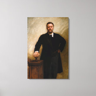 Porträt Präsident Theodore Roosevelt J.S. Sargent Leinwanddruck