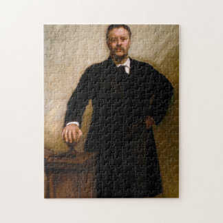 Porträt Präsident Theodore Roosevelt J.S. Sargent Puzzle
