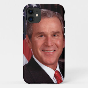 Porträt Präsidenten-George W Bush Official Case-Mate iPhone Hülle