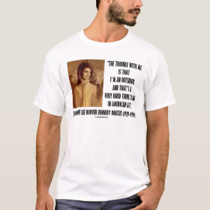 Porträt-Problem Jackie Kennedy mit mir Außenseiter T-Shirt