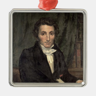 Porträt Rene von Caillie Silbernes Ornament