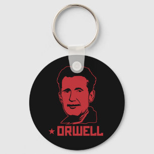Porträt-Schlüsselanhänger Georges Orwell Schlüsselanhänger