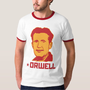 Porträt-T - Shirt Georges Orwell