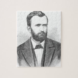 Porträt Ulysses S. Grant Illustrative Puzzle