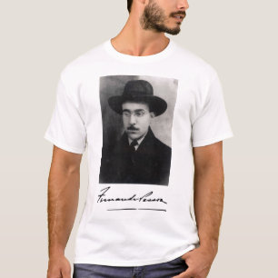 Porträt und Unterschrift von Fernando Pessoa T-Shirt