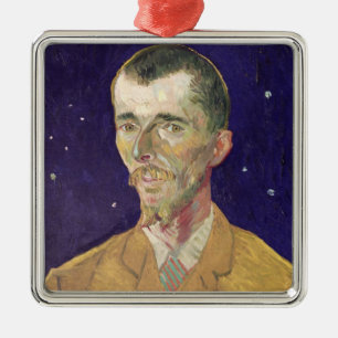 Porträt Vincent van Goghs von Eugene Boch 1888 Silbernes Ornament