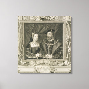 Porträt von (1496-1533) Königin Marys Frankreich Leinwanddruck