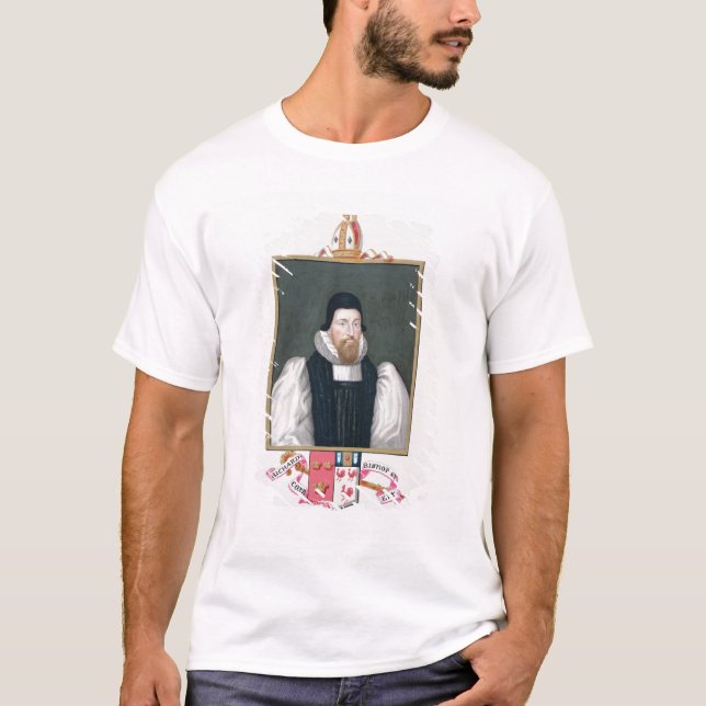 Porträt von (1500-81) Bischof Richard Cox Ely T-Shirt (Vorderseite)
