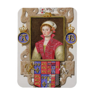 Porträt von (1507-36) 2. Königin Anne Boleyn Hen Magnet