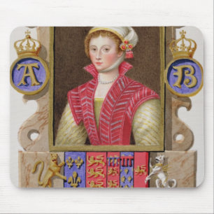 Porträt von (1507-36) 2. Königin Anne Boleyn Hen Mousepad