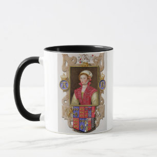 Porträt von (1507-36) 2. Königin Anne Boleyn Hen Tasse