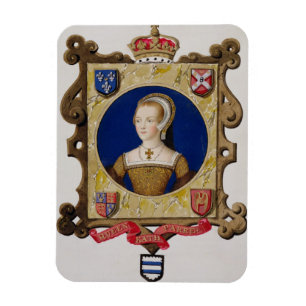 Porträt von (1512-48) 6. Königin Catherine Parrs Magnet