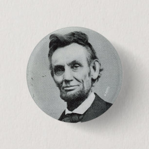 Porträt von Abe Lincoln 1 Button