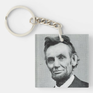 Porträt von Abe Lincoln 1 Schlüsselanhänger